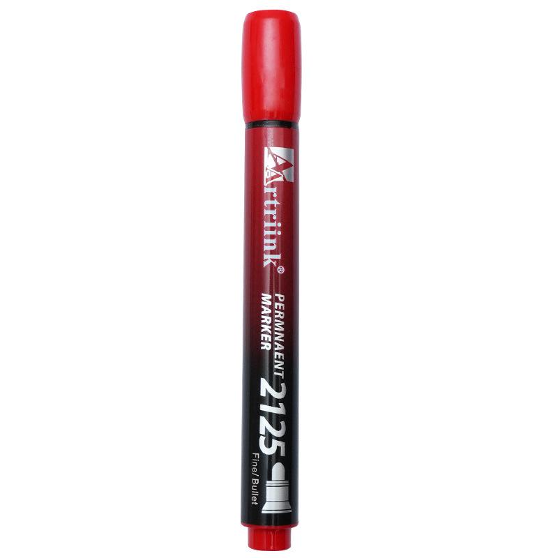 Shield Industrial Oil-Based Waterproof Marker Pen - Quick-Drying, Fade-Resistant, Non-Erasable, Round Tip.