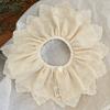 Baby Lätzchen Spitze Baby Accessoires Koreanische Kinder Spitzenkragen Niedlich Hohle Weibliche Baby Lätzchen Schal Floral Säuglinge Spucktuch