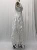 Elegant Backless Lace Mid-Waist Wedding Dress with Small Train (2025)