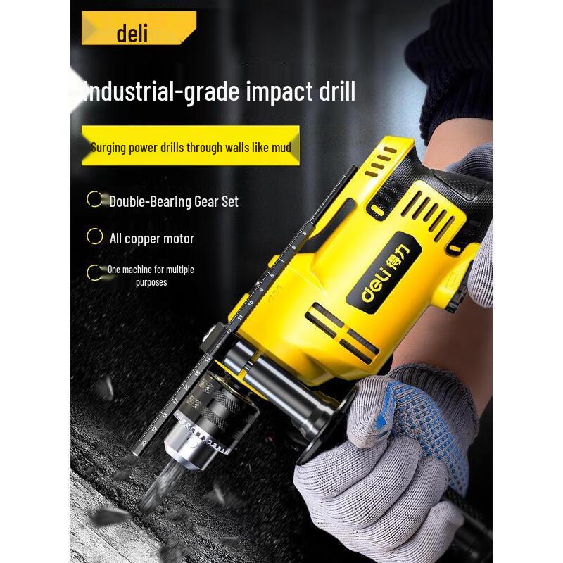 Deli DC180 Cordless Multifunctional Impact Drill CN Plug (adapter Included)