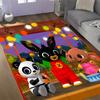 Bing And Friends In Garden Themed Anti-Slip Rugs - Polyester Home Decor, Suitable for Bedrooms, Living Rooms, Doorways, Studios, and Decorations