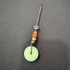 Imitation Agate Chalcedony Jade Pendant Keychain - Creative Couples Gift for Men and Women