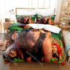 Fashion The Croods A New Age Bedding Set Single Twin Full Queen King Size Bed Set Kids Bedroom Duvetcover Sets Bed Sheet Set