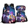 Set da Scuola a Tre Pezzi Huntrix Kpop Witch Hunters K-Pop Studente, Zaino Borsa Astuccio
