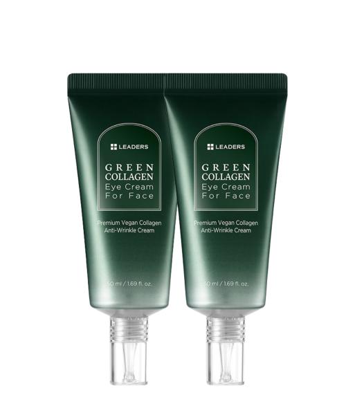 [2 Items] Leaders Green Collagen Eye Cream for Face Special Edition 50ml