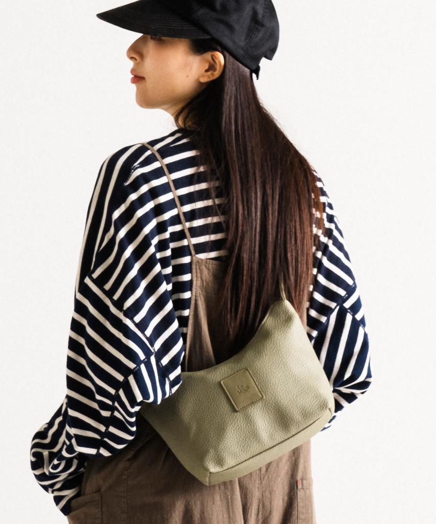 Lemine Mini Shoulder Hobo Bag - Dust Green