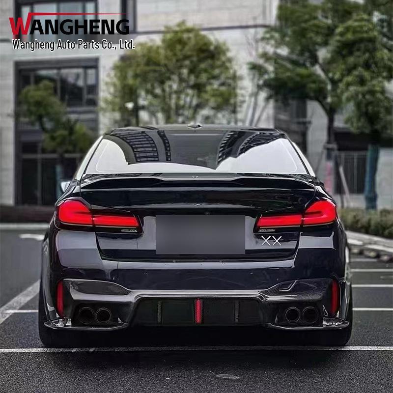 Carbon Fiber Rear Diffuser & Spoiler Tail Lip for BMW 5 Series G30/G38/F90