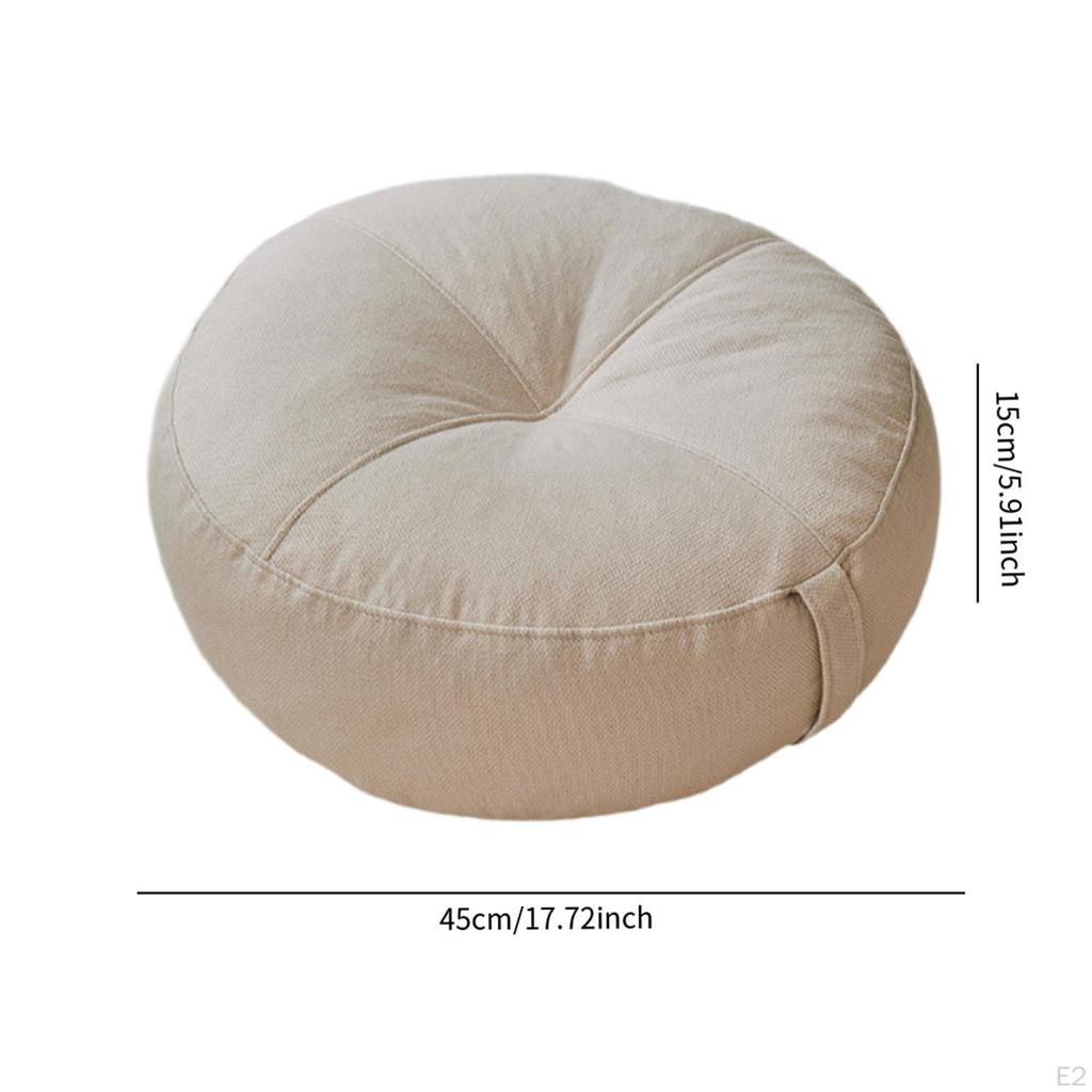 Round Cushion, Decorative And Soft, Meditation Cushion for Home, Sofa, Chair, Bed, Car, Indoor,