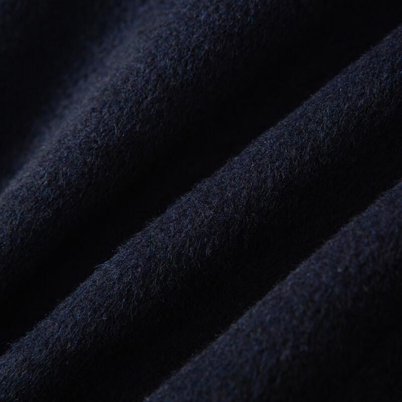 TUCANO Men's Wool Blend Notch Lapel Overcoat