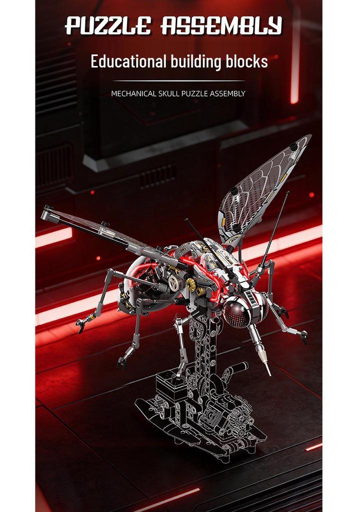 Beauty and 13104 Mosquito Building Blocks: Educational Science Toy for Kids, Insect and Animal Theme Ornaments, Small Particle Construction Set.