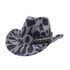 Minority woolen hat men and women couple hat milk curled brim western cowboy hat top hat