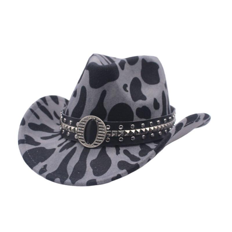 Minority woolen hat men and women couple hat milk curled brim western cowboy hat top hat
