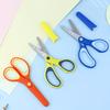 1Pc Student Blunt‑Tip Safety Scissors, Soft‑Grip Craft Scissors with Protective Cover & Ruler for School Use