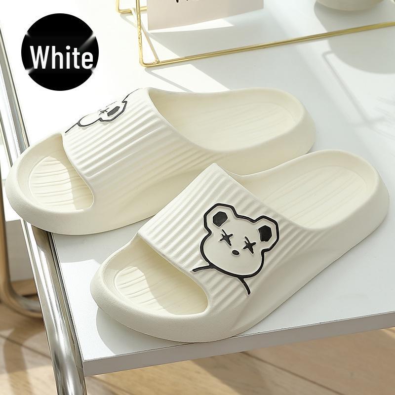 EVA Slippers: Women's Summer Couple Indoor, Thick Sole, Non-Slip, Cool, Men’s Plus Size 'Stepping On Clouds' Comfort