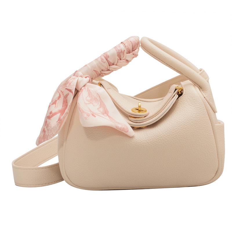 2025 Korean Fashion High-End Shoulder & Crossbody Bag - Versatile Solid Color Handbag Trend