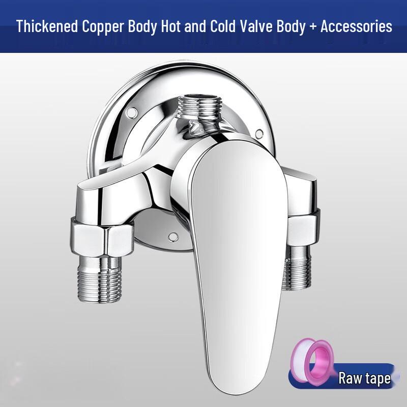MDNG Copper Hot & Cold Water Mixer Shower Faucet