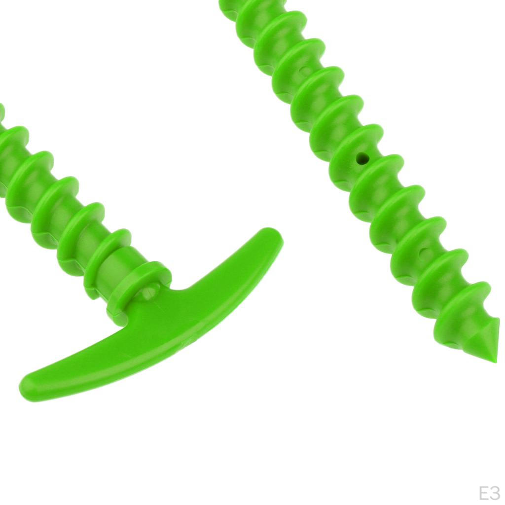 5 Pcs Nylon PlasticTent Stakes Pegs Heavy Duty for Camping