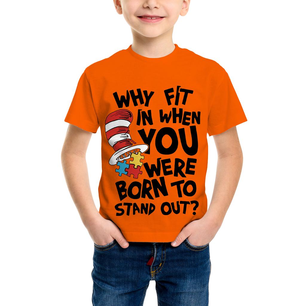 3D Printed T-Shirt - Short Sleeve Crew Neck Casual Streetwear Bike Design for Young People