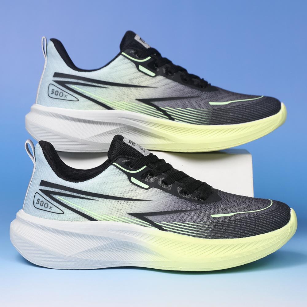 

Летние новые мужские кроссовки для бега мужские отскок легкие дышащая сетка удобные на толстой подошве повседневные спортивные парные кроссовки 44