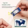 Deli 30038 Easy-Tear Transparent Stationery Tape with Dispenser