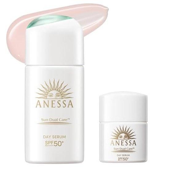 Anessa UV Emulsion Day Serum N Mini Size Set Tone Up Light Pink 30mL + 12mL SPF50+ PA++++ Quasi-drug face morning use daytime beauty whitening makeup