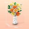 Sonnenblumen-Strauß Baustein ewige Blume Wohnzimmer Dekoration Spielzeug MOC Valentinstags- und Weihnachtsgeschenk