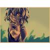 Retro Kraft Paper Wall Poster: Hunter X Hunter Japanese Anime Art for Bar & Cafe Decor