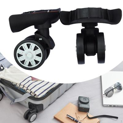 Luggage Suitcase Wheels 1 Pair Sturdy Wear Resistant Convenient Installation Multifunctional Mute