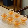 Thickened, heat-resistant glass tea cup for home use – transparent, Gongfu style, ideal for tea tasting. Large host cup, perfect for enjoying tea.