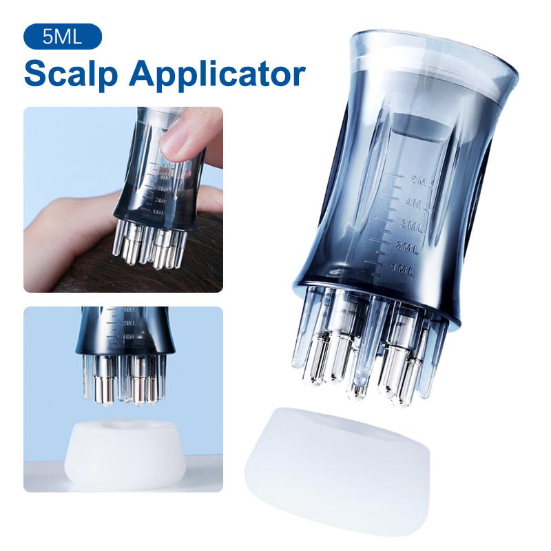 Scalp Applicator Liquid Comb Portable Mini Massage Comb Essential Oil Liquid Guiding Massager Anti Hair Loss Scalp Care Tools