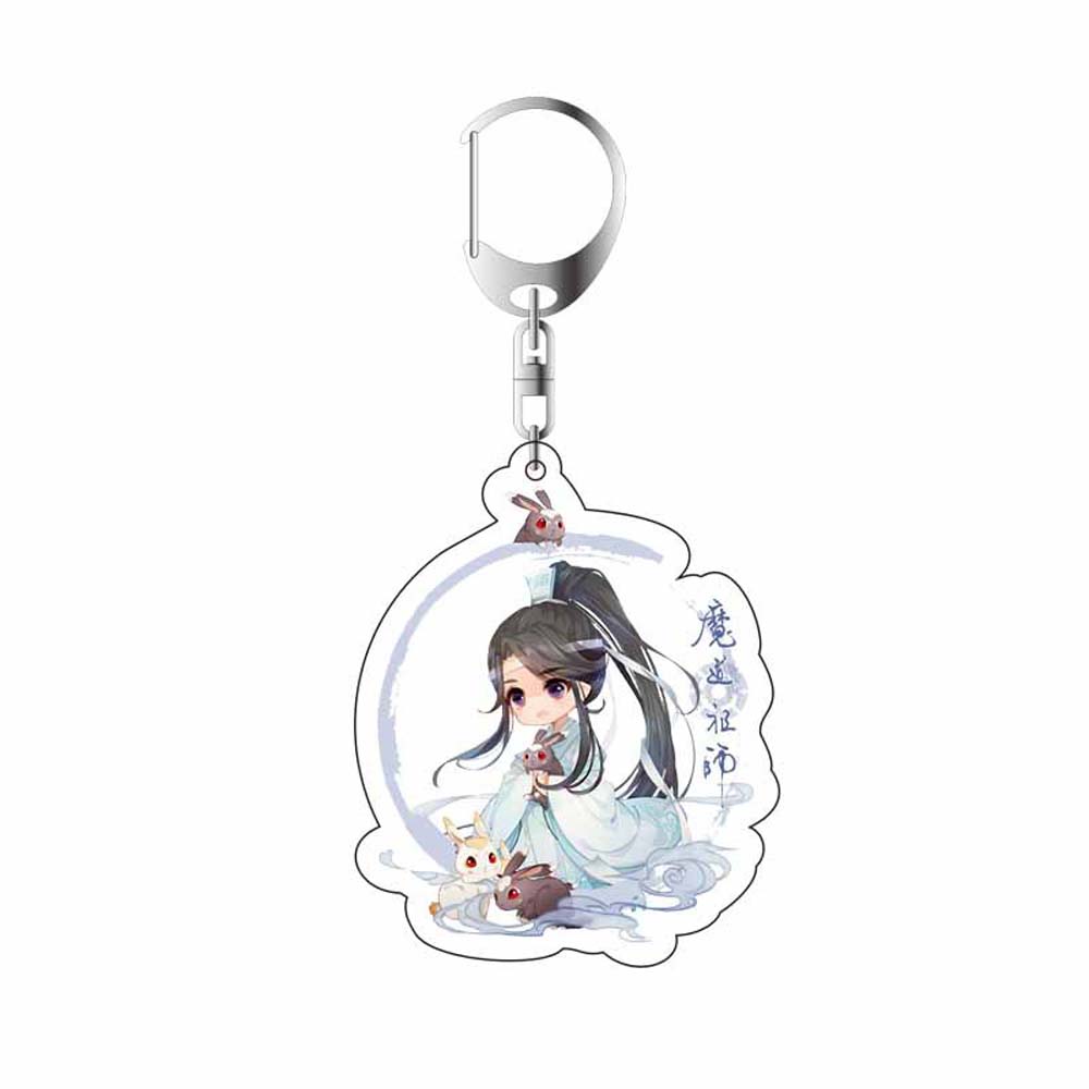 Wuxian Acrylic Grandmaster of Demonic Bag Pendant Mo Dao Zu Shi Keychain Key Ring Holder Key Rings