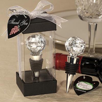 Elegant Vakuumförseglad Strass Rödvinflaskpropp Kork