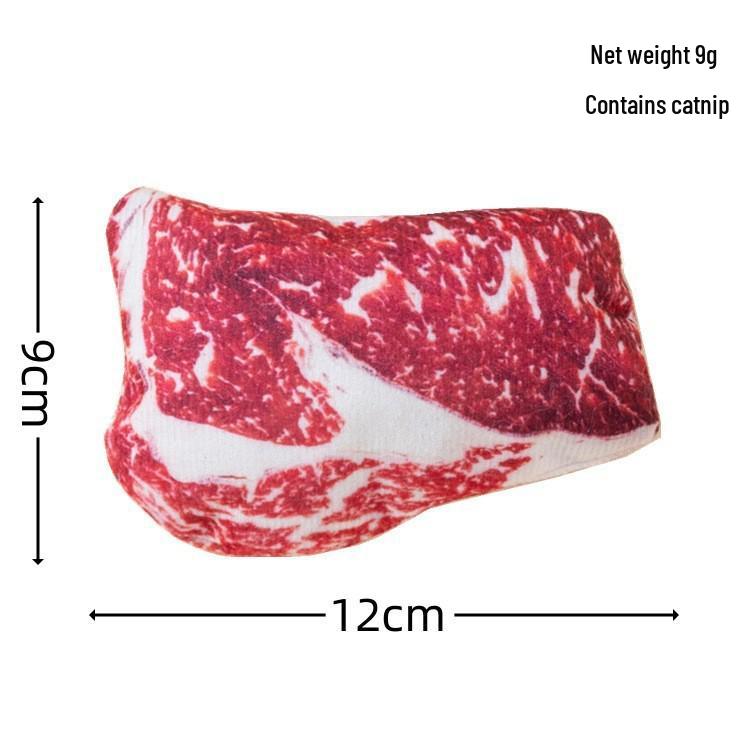 New Catnip Plush Toy: Cat Grass-Infused, Bite & Scratch Resistant, Self-Entertaining Doll for Cats