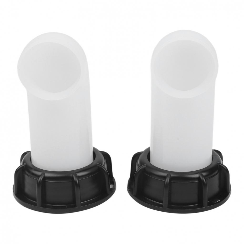 Water Oil Fuel Pour Spout Outlet Tap Watering 2pcs
