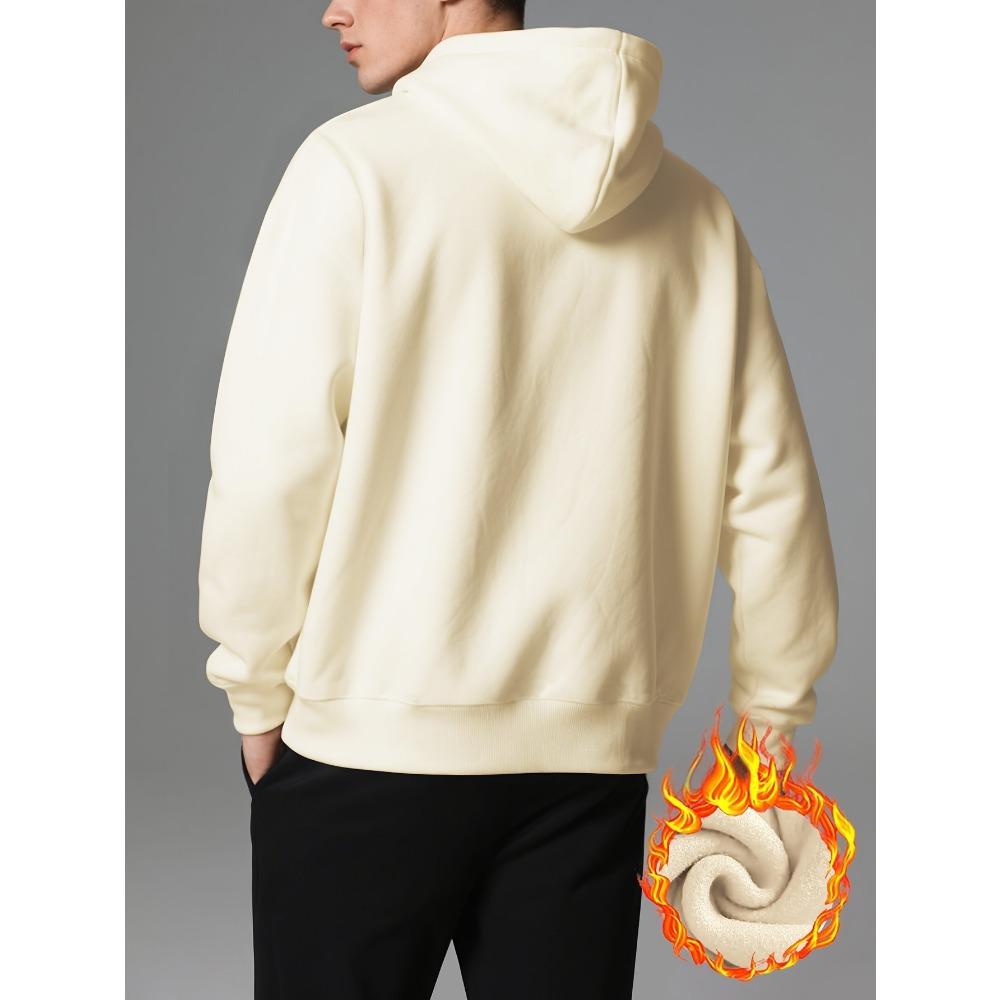 Fashionable Men's Thick Sportswear and Pants Set, Unique Print Suitable for Sports and Casual Street Style, Suitable for Both Men and Women