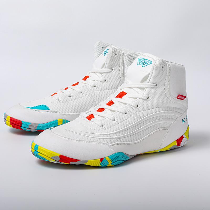 Professional Gym Wear Resistant Non-slip Leisure Sports Shoes Multi-functional Training Shoes Boxing Wrestling Fighting Shoes