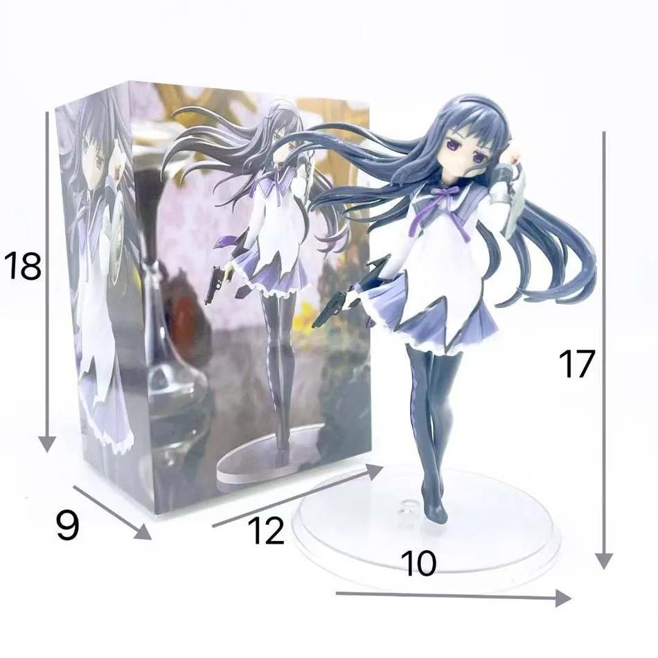 Madoka Magiczka Akemi Homura Anime Model PVC Akcesoria na Prezent Urodzinowy Kolekcja Zabawki Prezenty Urodzinowe