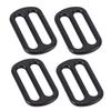 10 Pcs Slide Buckle 43x26mm Webbing Strap Adjustable Buckle Fastener Metal Strap Slider Adjuster for Clothing Bag