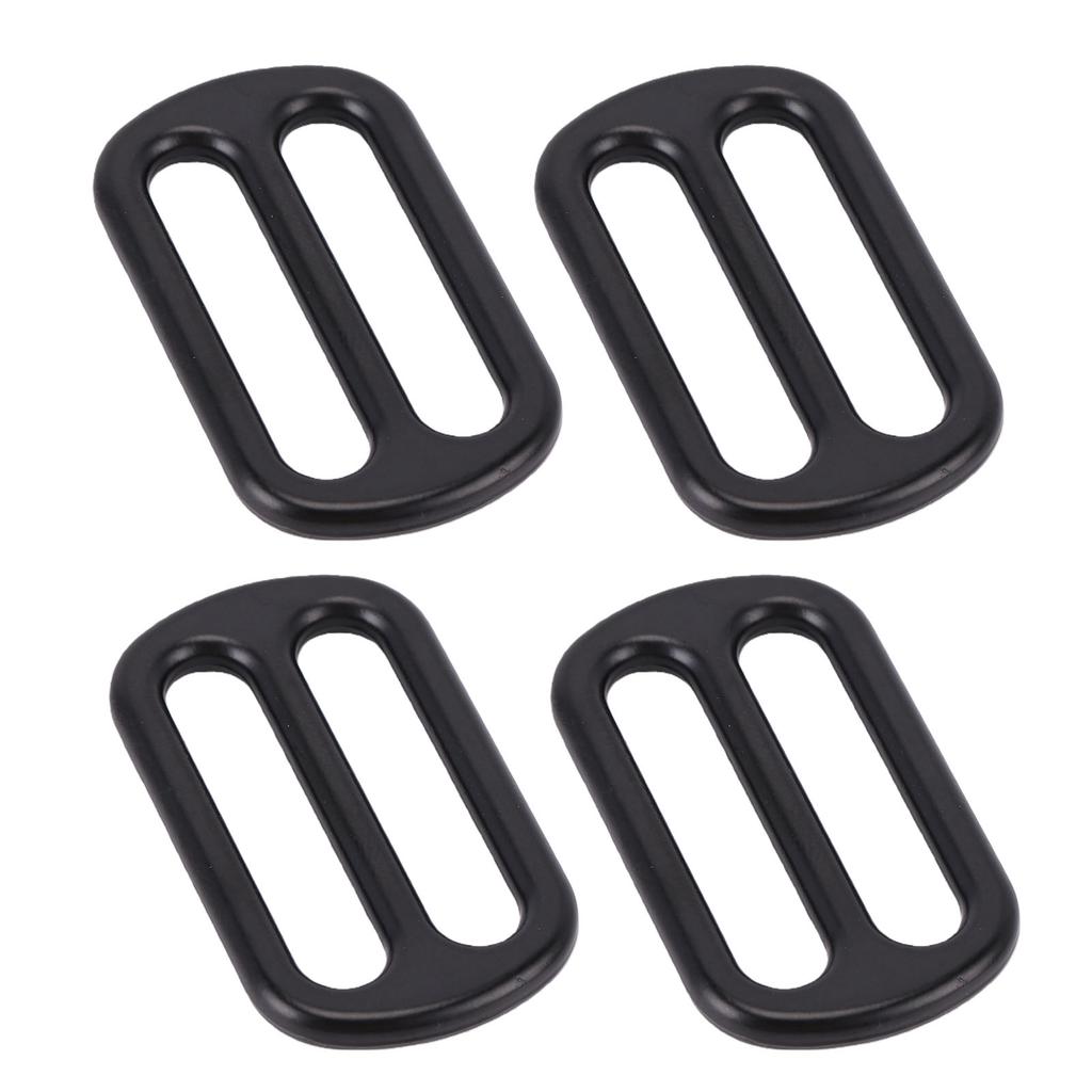10 Pcs Slide Buckle 43x26mm Webbing Strap Adjustable Buckle Fastener Metal Strap Slider Adjuster for Clothing Bag