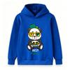Kids Boys Girls Pullover Hoodie, Cool Gaming Panda Best Player Print Casual Long Sleeve Hooded Sweatshirt for Little Game Lovers Daily Wear Outdoor