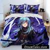 I Got Reincarnated As A Slime Cartoon Poster Sheets Quilt Covers Bedding Dormitory Sheets Bedding Set Soft Warm Bedding Set369