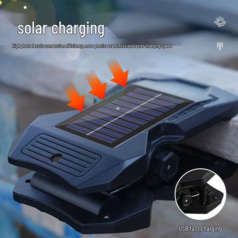 Solar Sensor Außenleuchten für Hof, Balkon, Camping und Arbeitszimmer - Bestseller Clip-On Design