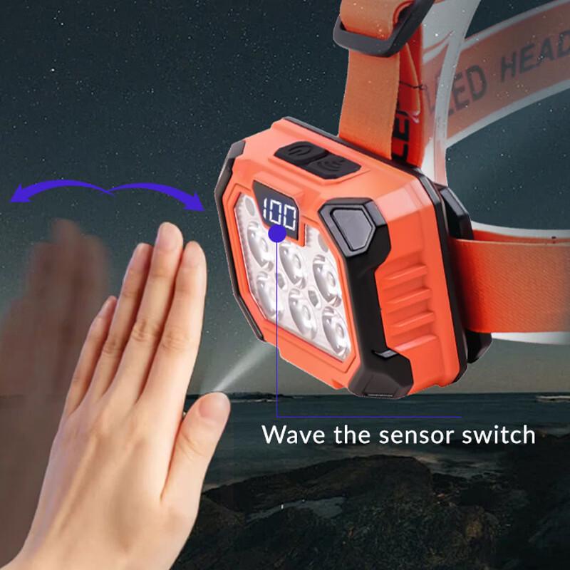 Smart Induction Headlamp for Outdoor Fishing