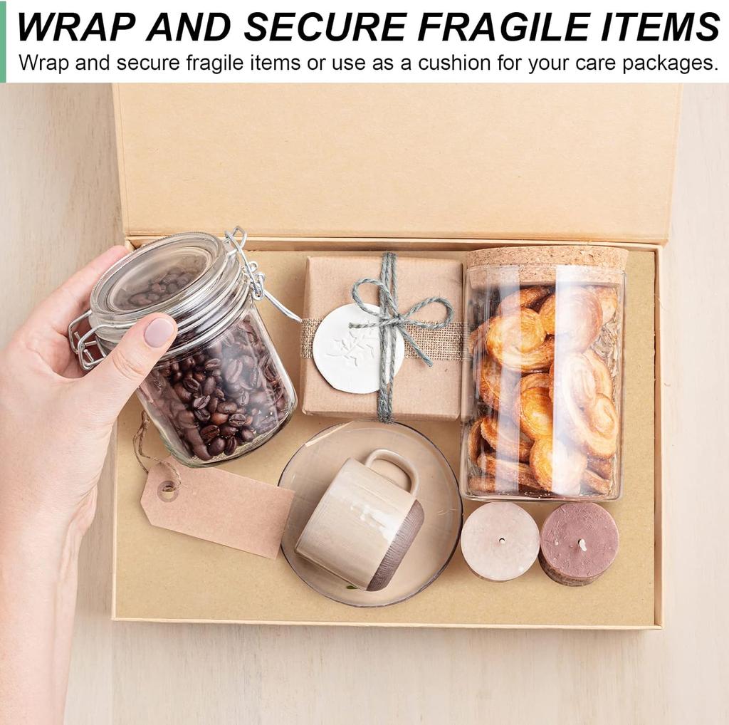 10M Brown Kraft Paper Roll for Gift Wrapping Moving Packing Art Craft Biodegradable Gift Wrapping Paper Thick Packing Wrap