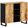 VidaXL Buffet with 2 Doors 90x33x75 Cm Solid Mango Wood 352925