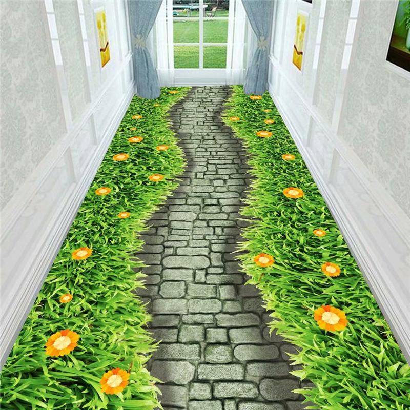 Tatami Rug 3D Carpets for Living Room Funny Adventure Floor Area Rugs for Kids Room Decorative Long Hallway Corridor Kitchen Mat