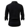 American Retro Men's Denim Shirt Cotton Long Sleeve Casual Trendy Spring Autumn Jean Shirt Men