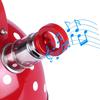 Orion 1.8L Red Polka Dot Stainless Steel Whistling Tea Kettle (1.5L Usable Capacity)