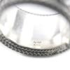 Great GUCCI Ring Snake Double G Silver AG925 mens 14 Used