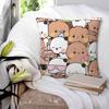 Bubu Dudu Cute Cartoon Bear Character Pillow Cover Kawaii Panda Cushion Cover Pillow Case Pillowcases For Sofa Home Decorative